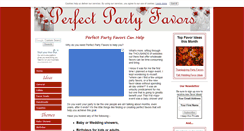 Desktop Screenshot of perfect-party-favors.com