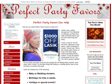 Tablet Screenshot of perfect-party-favors.com